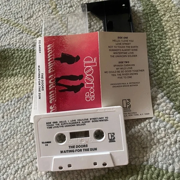 The Doors I Lot of 7 Cassette Tapes Late-1960s to Early-1980s